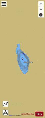 Fishpan Lake depth contour Map - i-Boating App