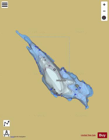 Friday Lake depth contour Map - i-Boating App