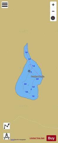 Hambrook Lake depth contour Map - i-Boating App