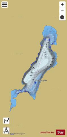Harbour Lake depth contour Map - i-Boating App