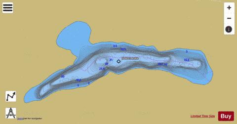 Holden Lake depth contour Map - i-Boating App