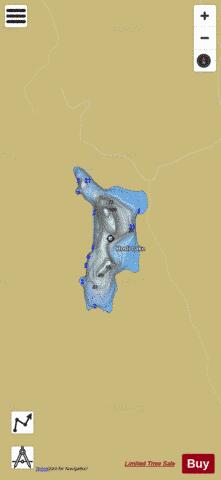 Hosli Lake depth contour Map - i-Boating App