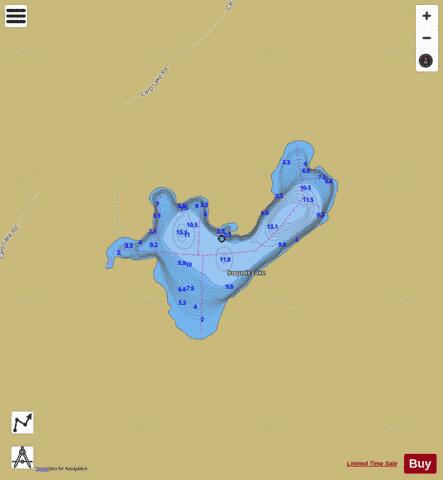 Iroquois Lake depth contour Map - i-Boating App