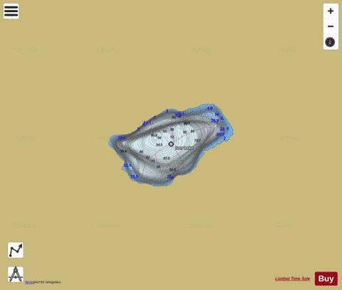 Iver/Snow Lake depth contour Map - i-Boating App