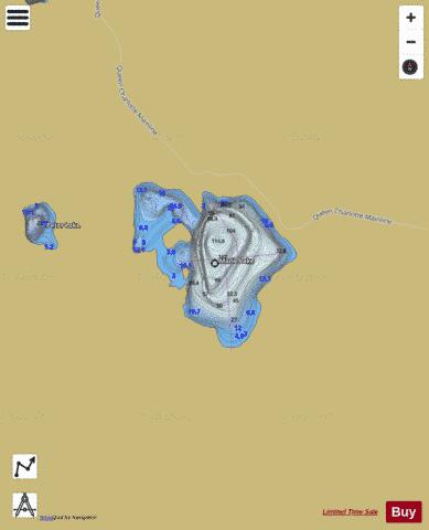 Marie Lake depth contour Map - i-Boating App