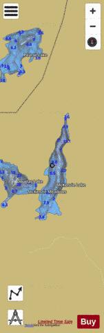 Mckenzie Lake depth contour Map - i-Boating App
