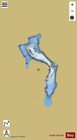 Nass Lake depth contour Map - i-Boating App