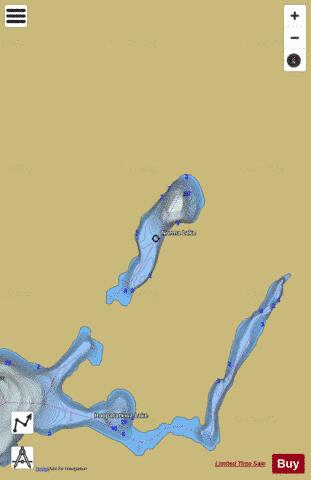 Norma Lake depth contour Map - i-Boating App