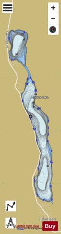 Otter Lake depth contour Map - i-Boating App