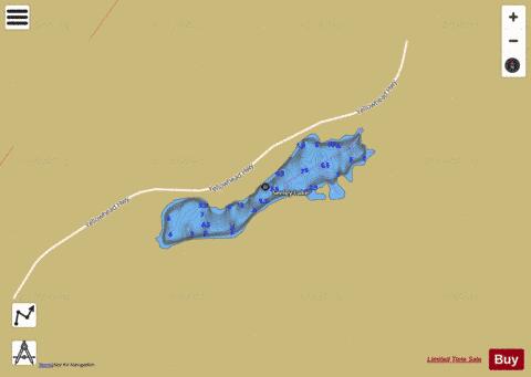 Seely Lake depth contour Map - i-Boating App