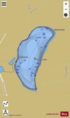 Somenos Lake depth contour Map - i-Boating App