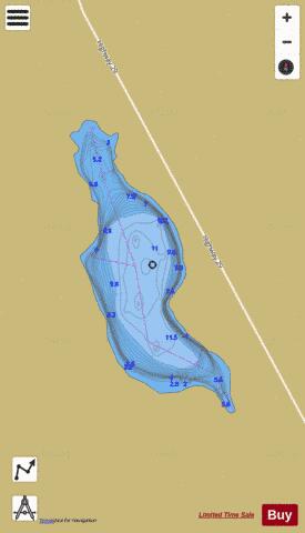 South Cameron Lake depth contour Map - i-Boating App