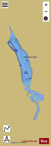 Stillwater Lake depth contour Map - i-Boating App