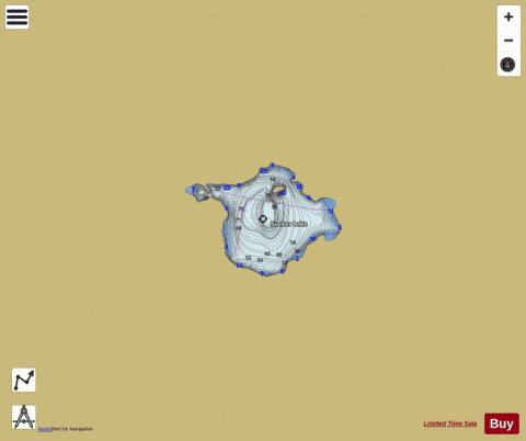 Sucker Lake depth contour Map - i-Boating App