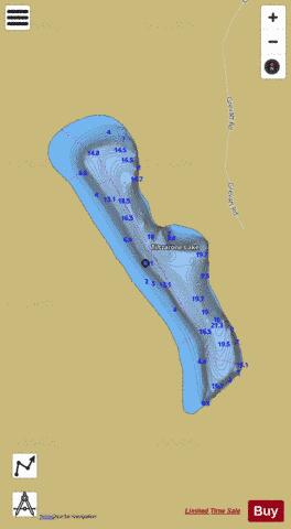 Tiltzarone Lake depth contour Map - i-Boating App