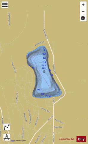 Tugulnuit Lake depth contour Map - i-Boating App