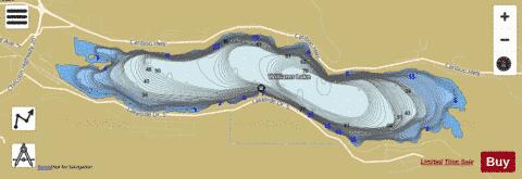 Williams Lake depth contour Map - i-Boating App