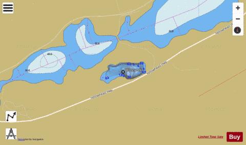 Witney Lake depth contour Map - i-Boating App