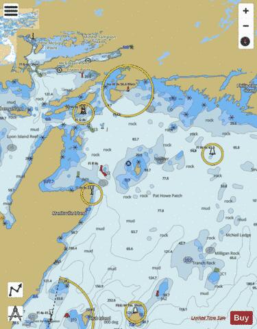Beaverstone Bay to\a Lonely Island and\et McGregor Bay Marine Chart - Nautical Charts App