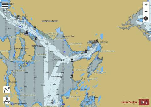 Spence Bay and Approaches/et les Approches Marine Chart - Nautical Charts App