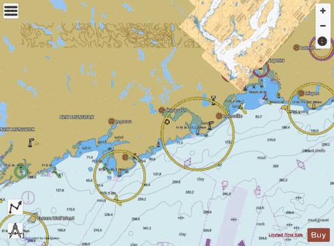 Approaches to Saint John / Approches a Saint John Marine Chart - Nautical Charts App