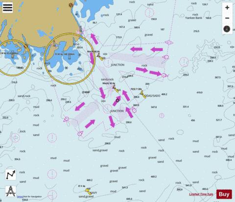 Traffic Zone into Halifax Marine Chart - Nautical Charts App