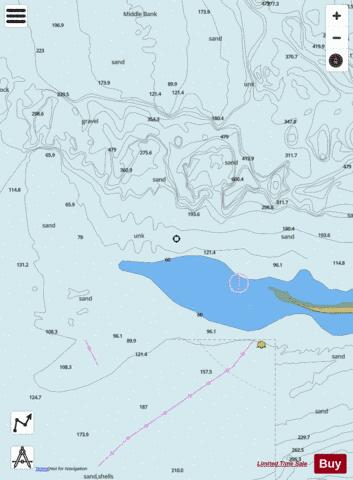 Sable Island/Ile de Sable, Western Portion/Partie Ouest Marine Chart - Nautical Charts App