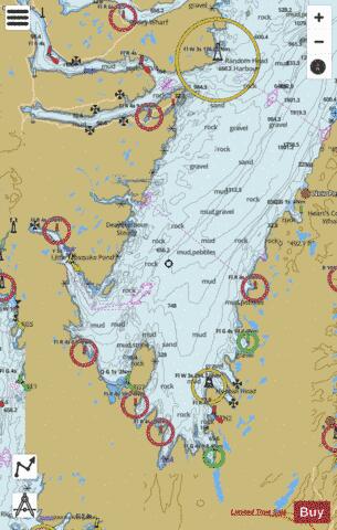 Trinity Bay - Southern Portion/Partie Sud Marine Chart - Nautical Charts App