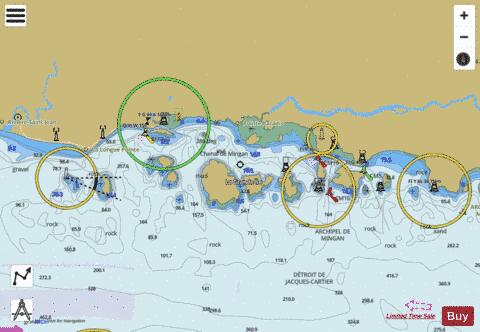 Iles de Mingan Marine Chart - Nautical Charts App