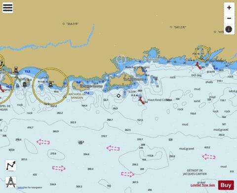 Baie Piashti a/to Ile au Marteau Marine Chart - Nautical Charts App