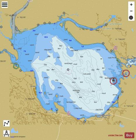 Lac Saint-Jean Marine Chart - Nautical Charts App