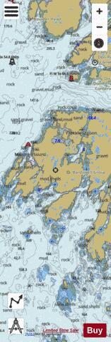 Queens Sound to\a Seaforth Channel (part 2 of 3) Marine Chart - Nautical Charts App