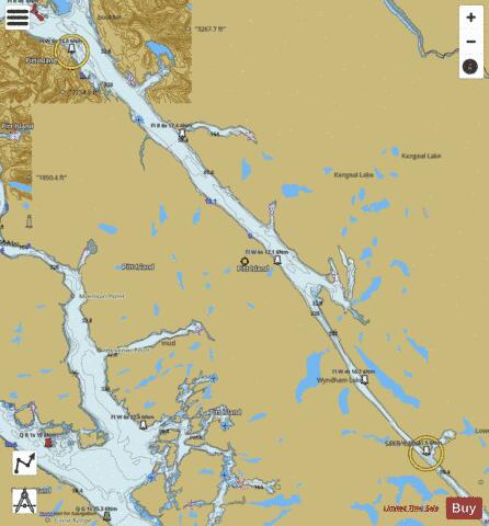 Grenville Channel Compartment B-C Marine Chart - Nautical Charts App