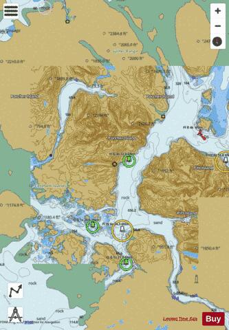 Kitkatla Channel and\et Porcher Inlet (part 2 of 2) Marine Chart - Nautical Charts App
