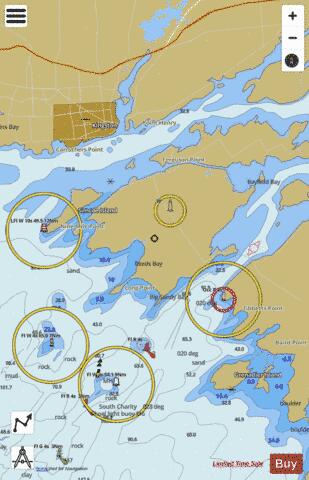 Carleton Island to\au Charity Shoal Marine Chart - Nautical Charts App