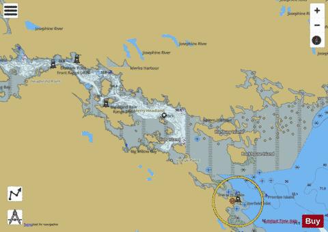Rockhouse Island to/a Centre Island Marine Chart - Nautical Charts App
