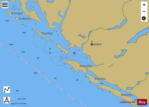 Inukjuak et les Approches and Approaches Marine Chart - Nautical Charts App