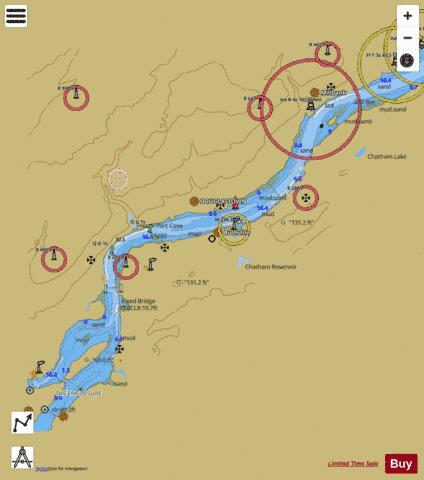 Miramichi River - Chatham to/a Newcastle Marine Chart - Nautical Charts App
