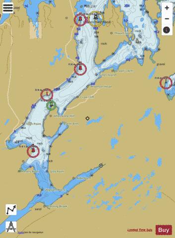 Botwood and Approaches/et les approches Marine Chart - Nautical Charts App