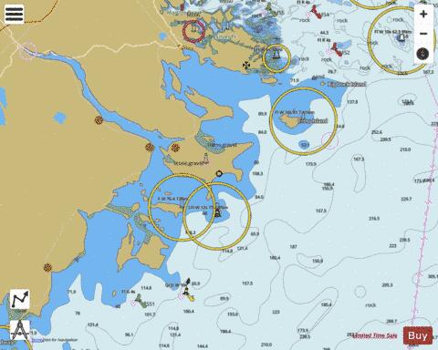 Pearl Island to/a Cape La Have Marine Chart - Nautical Charts App