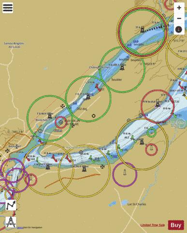 Continuation A - Quebec a Beaupre et Saint-Michel Marine Chart - Nautical Charts App