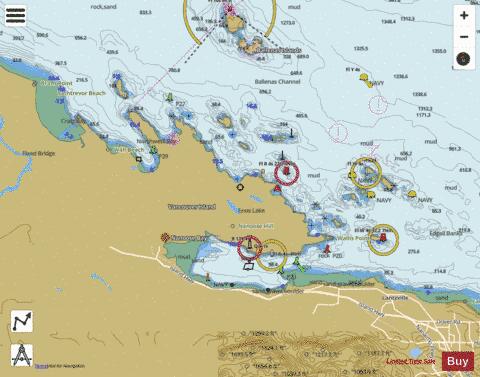 Approaches to\Approches a Nanoose Harbour Marine Chart - Nautical Charts App