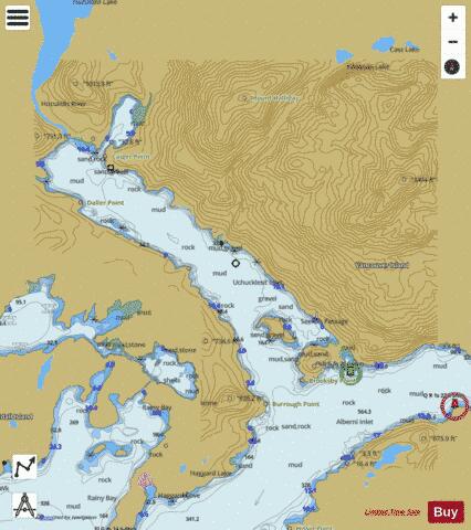 Uchucklesit Inlet Marine Chart - Nautical Charts App