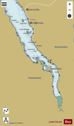 Neroutsos Inlet Marine Chart - Nautical Charts App