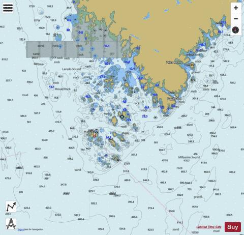 Catala Passage Marine Chart - Nautical Charts App