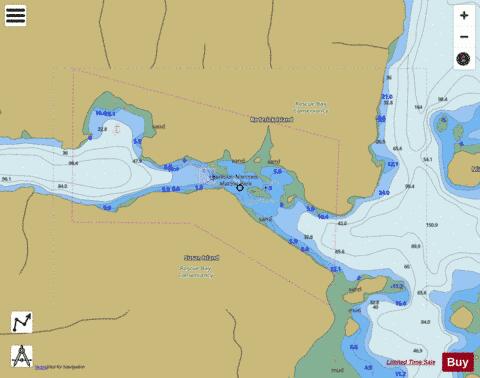 Jackson Narrows Marine Chart - Nautical Charts App