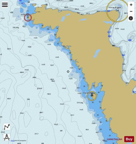 Pike Bay to Indian Harbour Marine Chart - Nautical Charts App