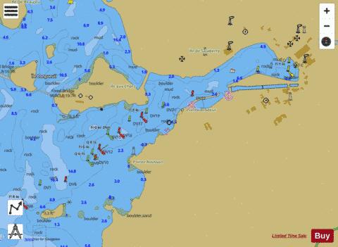 Baie Saint-Francois Marine Chart - Nautical Charts App