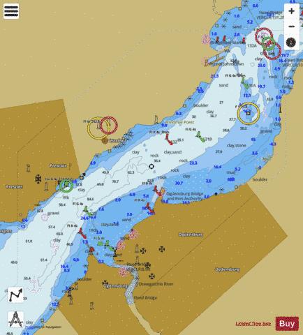 Prescott\Ogdensburg Marine Chart - Nautical Charts App