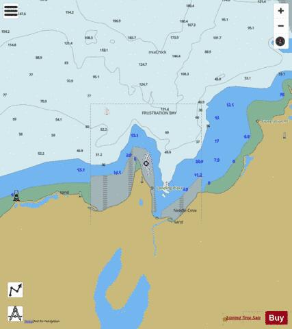 Needle Cove and Approaches Marine Chart - Nautical Charts App